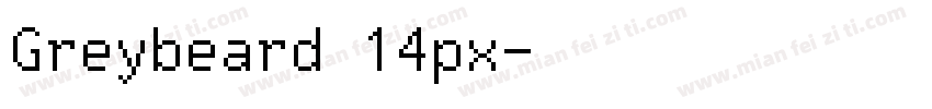 Greybeard 14px字体转换